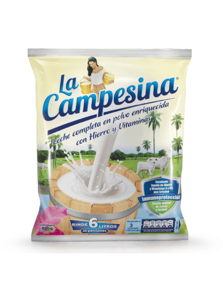 LA CAMPESINA LECHE EN POLVO COMPLETA 800G