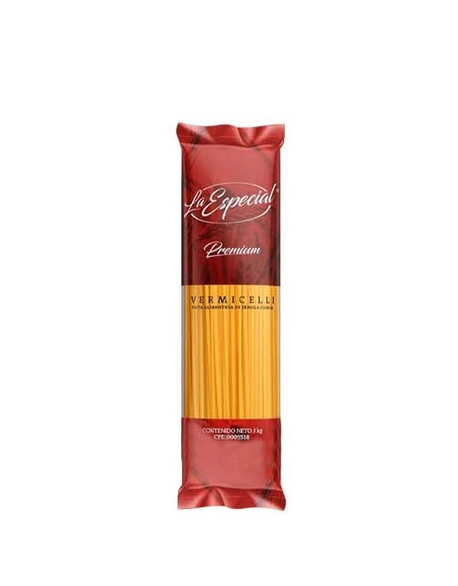 LA ESPECIAL PASTA PREMIU VERMICELLI  1KG