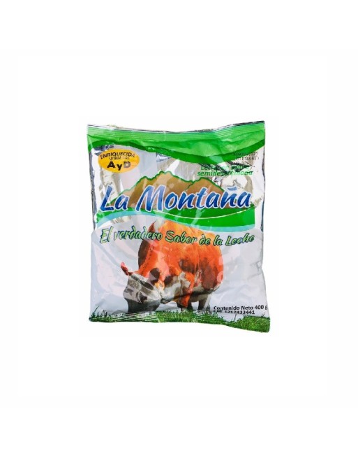 LA MONTAÑA LECHE EN POLVO SEMIDESCREMADA 400G
