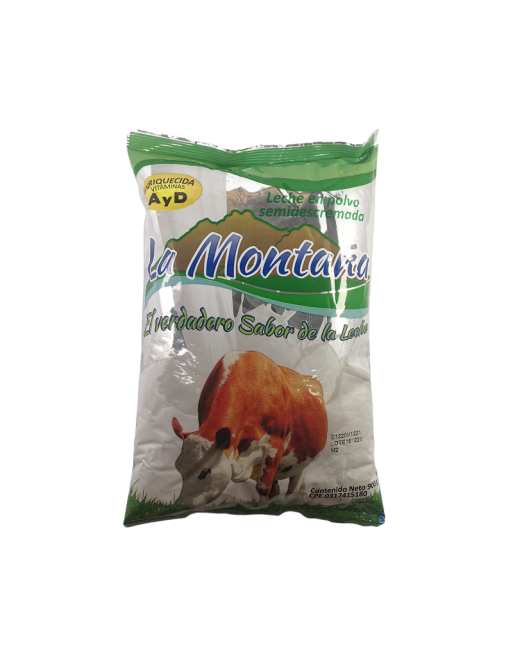 LA MONTAÑA LECHE EN POLVO SEMIDESCREMADA 900G