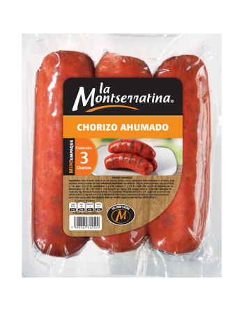 LA MONTSERRATINA CHORIZO AHUMADO X3UND