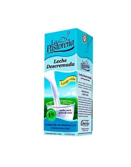 LA PASTOREÑA LECHE LIQUIDA DESCREMADA 1L