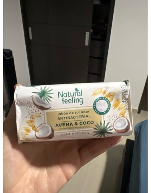 LACK JABON TOCADOR ANTIBACTERIAL AVENA 110G