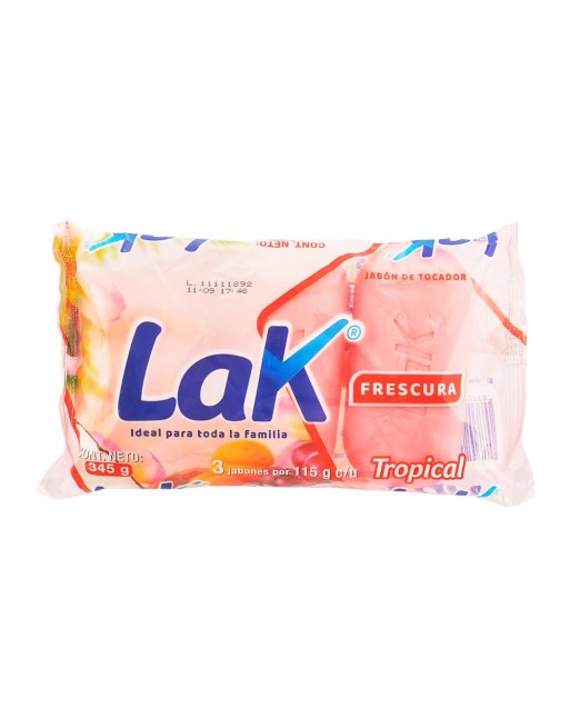 LAK JABON TOCADOR 115G ROSADO