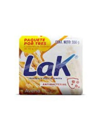 LAK JABON TOCADOR AVENA X3