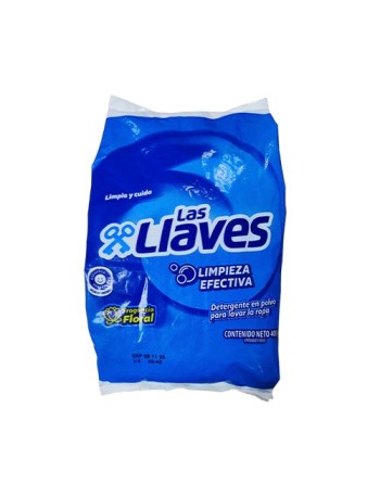 LAS LLAVES DETERGENTE EN POLVO LIMPIEZA EFECTIVA  400 G