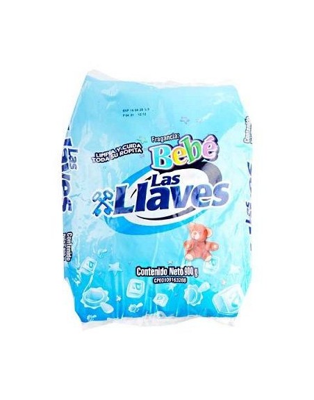 LAS LLAVES DETERGENTE JABON BEBE 900G