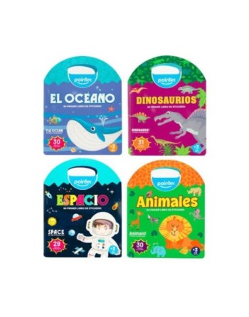 LIBRO DE STIKERS DINOSAURIOS POINTER