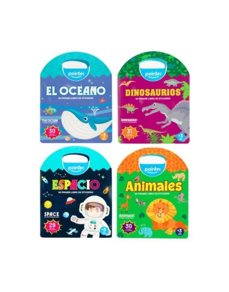 LIBRO DE STIKERS DINOSAURIOS POINTER