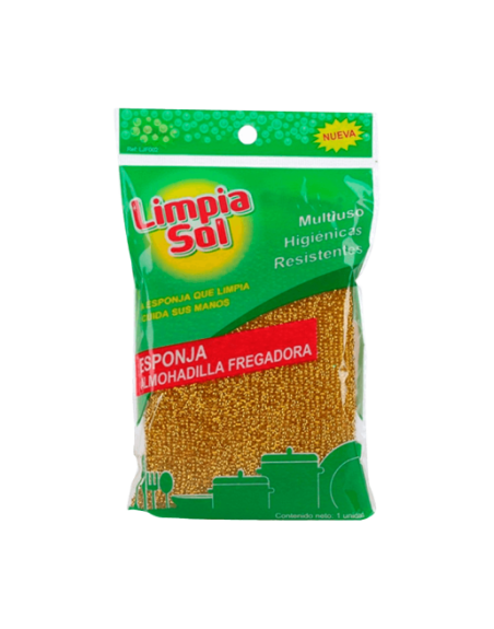 LIMPIA SOL ESPONJA ALMOHADILLA FREGADORA 1UND