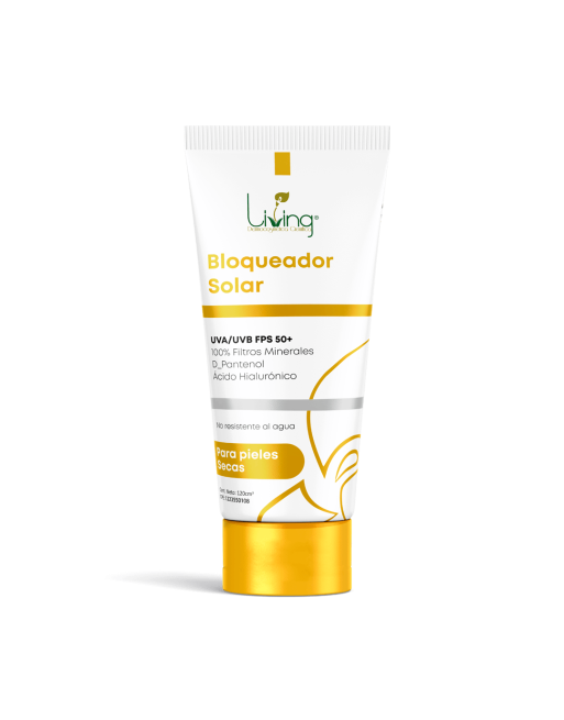 LIVING BLOQUEADOR SOLAR PIELES SECAS 120ML