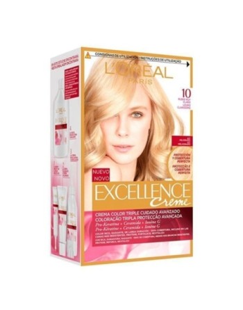 LOREAL 10 RUBIO CLARO ACLARANTE TINTE CABELLO