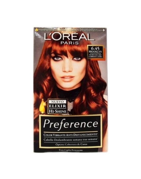 LOREAL 6.45 RUBIO OSCURO CAOBA TINTE CABELLO