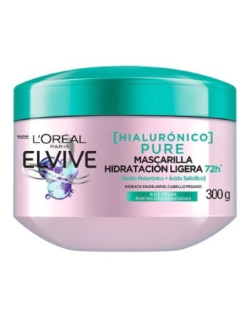 LOREAL ELVIVE HIALURONICO PURE MASCARILLA HIDRATACION 300G