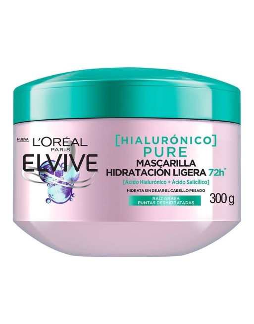 LOREAL ELVIVE HIALURONICO PURE MASCARILLA HIDRATACION 300G