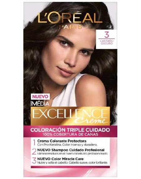 LOREAL N°3 EXCELLENTE CALIFORNIANAS TINTE CABELLO
