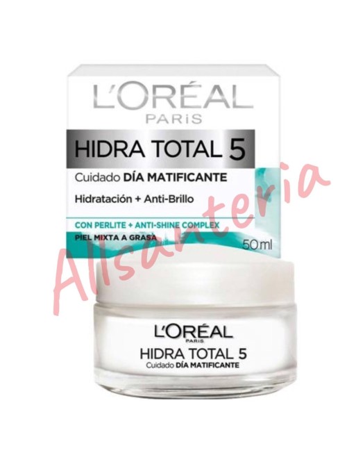 LOREAL PARIS HIDRA TOTAL 5  CREMA CUIDADO MATIFICANTE 50ML