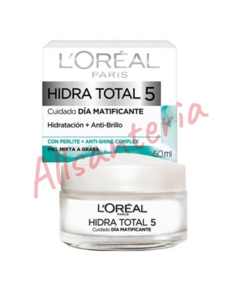 LOREAL PARIS HIDRA TOTAL 5  CREMA CUIDADO MATIFICANTE 50ML