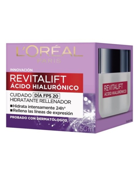 LOREAL PARIS REVITALIFT CON ACIDO HIALURONICO CREMA DE DIA 50ML