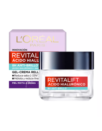 LOREAL PARIS REVITALIFT CON ACIDO HIALURONICO GEL CREMA RELLENADOR 50ML