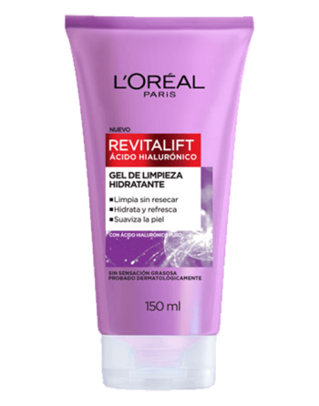 LOREAL PARIS REVITALIFT CON ACIDO HIALURONICO GEL DE LIMPIEZA HIDRATANTE 150ML