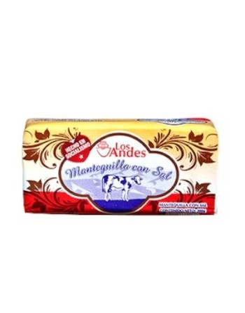 LOS ANDES MANTEQUILLA CON SAL 200G