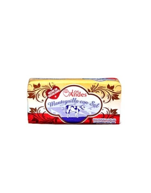LOS ANDES MANTEQUILLA CON SAL 200G