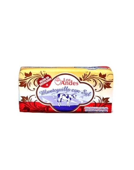 LOS ANDES MANTEQUILLA CON SAL 200G