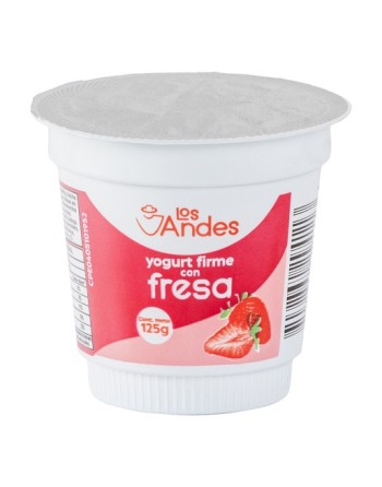 LOS ANDES YOGURT FIRME FRESA 125G