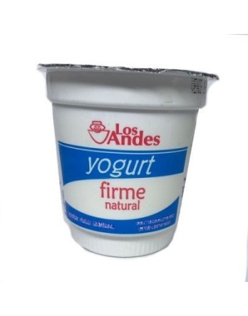 LOS ANDES YOGURT FIRME NATURAL 125G