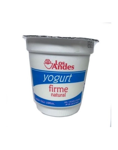 LOS ANDES YOGURT FIRME NATURAL 125G