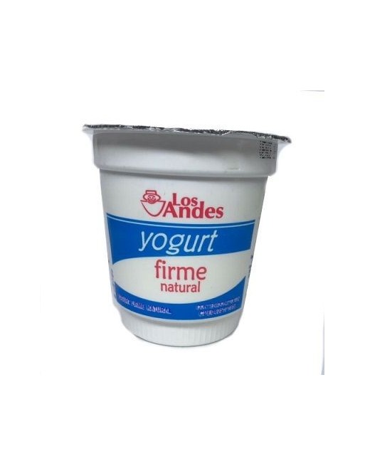 LOS ANDES YOGURT FIRME NATURAL 125G