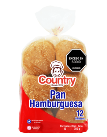 LOS ANDINITOS PAN HAMBURGUESA X12