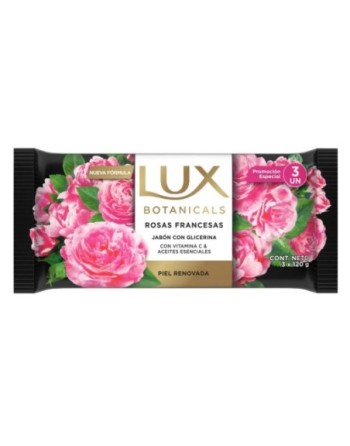 LUX JABON BOTANICAL ROSAS FRANCESA TRIPACK