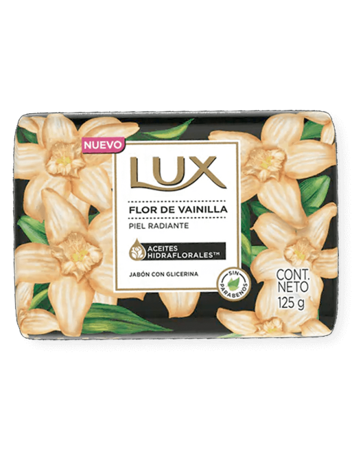 LUX JABON TOCADOR FLOR DE VAINILA 125G