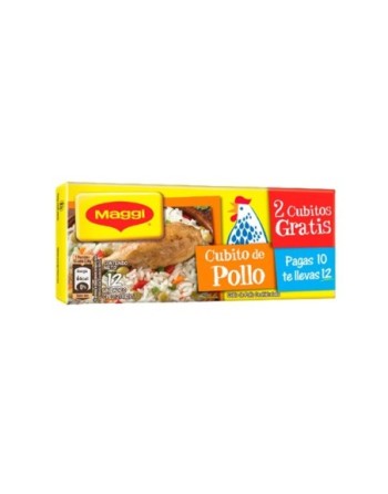 MAGGI CUVITO DE POLLO X 10 +2 GRATIS