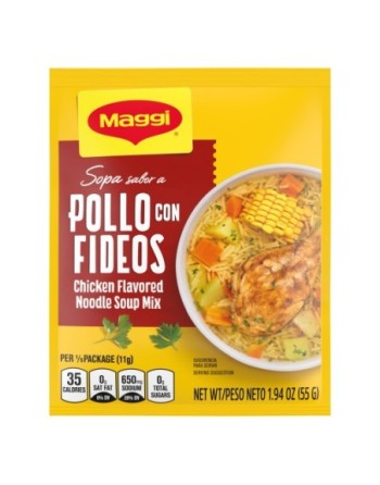 MAGGI SOPA POLLO CON FIDEOS SOBRE 65G