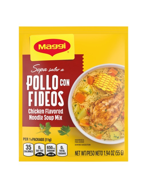 MAGGI SOPA POLLO CON FIDEOS SOBRE 65G