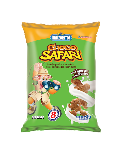 MAIZORITOS CHOCO SAFARI 240G