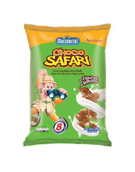 MAIZORITOS CHOCO SAFARI 240G