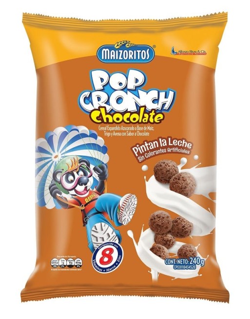 MAIZORITOS POP CRONCH CHOCOLATE 240G