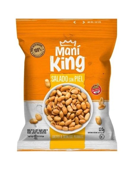 MANI KING SALADO SIN PIEL 120G