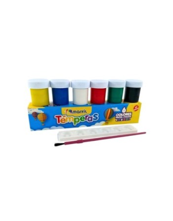 MARFIL TEMPERAS 6 COLORES