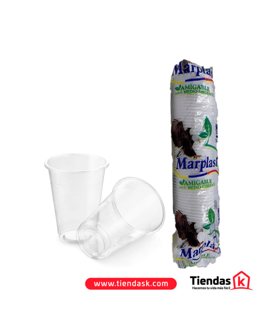 MARPLAST VASOS PLASTICOS 7OZ 50VASOS