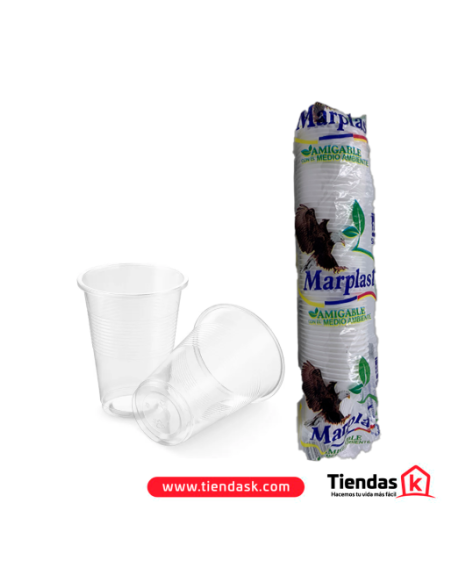 MARPLAST VASOS PLASTICOS 7OZ 50VASOS