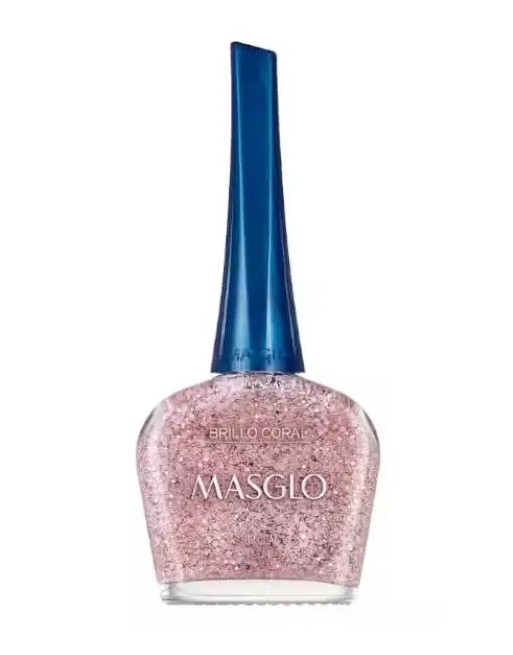 MASGLO ESMALTE PARA UÑAS BRILLO CORRAL 13.5ML