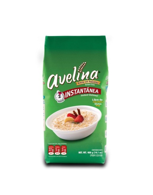 AVELINA AVENA EN HOJUELAS INSTANTANEA 400G