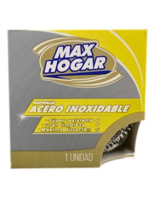 MAX HOGAR ESPONJA ACERO INOXIDABLE