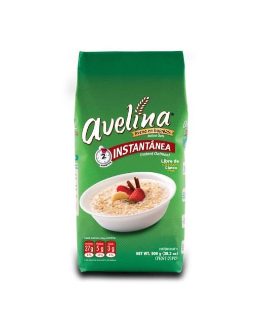 AVELINA AVENA EN HOJUELAS INSTANTANEA 800G