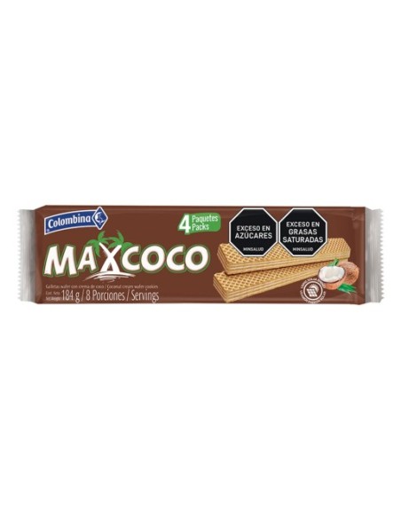 MAXCOCO PAQUETE 184 GRAMOS